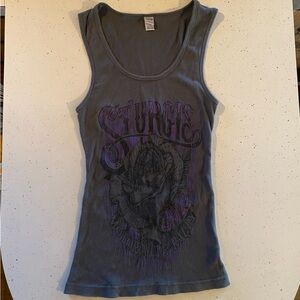 Ribbed Sturgis Motorcylce Rally Tank Top